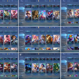 #271NF | Lv 99 - Heroes 114 Skins 134 . 1 KOF . 1 Collector . 9 Epic Shop . 2 Lightborn . 15 Special . 1 MSC . Emblem All Maxs 2